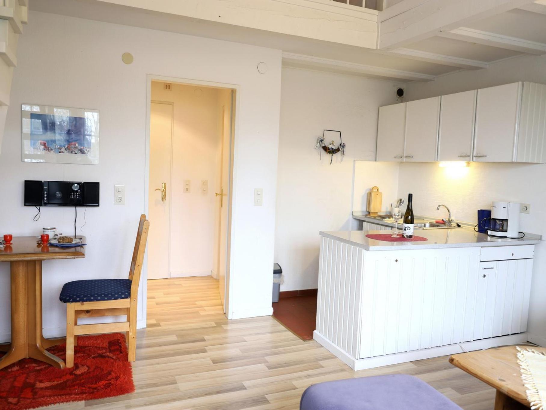Einfach Eingerichtete Masionettewohnung. Westerland Kültér fotó